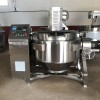electric double gas steam jacketed kettle with mixer agitator industrial cooker jacket cooking kettle