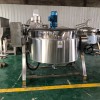 tilting type industrial jacketed cooking kettle with agitator