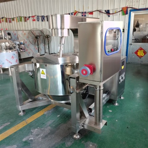 Chili Sauce Food Cooking Machine Milk Cheese Jacket Jacketed Kettle With Agitator Sugar Mixer